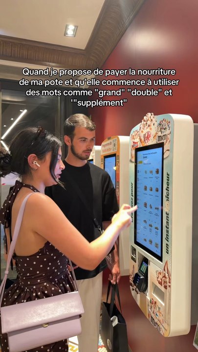 Commande au borne