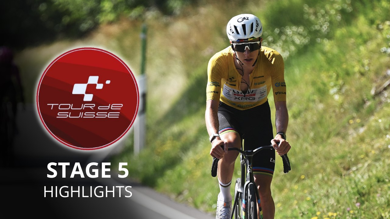 Tour de Suisse 2026 - Étape 5 Résumé - Tadej Po...