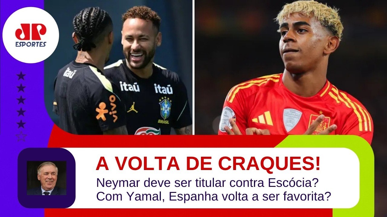 NEYMAR ESTARÁ SAUDÁVEL PARA OS 90 MINUTOS?; COM YAMAL, ESPANHA BUSCA 1ª VITÓRIA | BASTIDORES DA COPA
