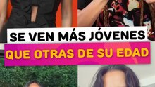 Famosas que se ven más jóvenes que otras de su edad