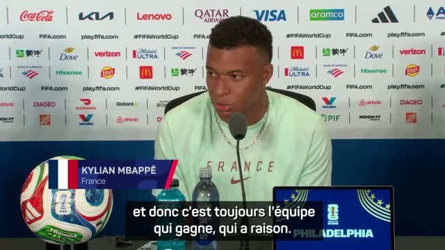 France - Mbappé - Les équipes qui gagnent inspirent toujours
