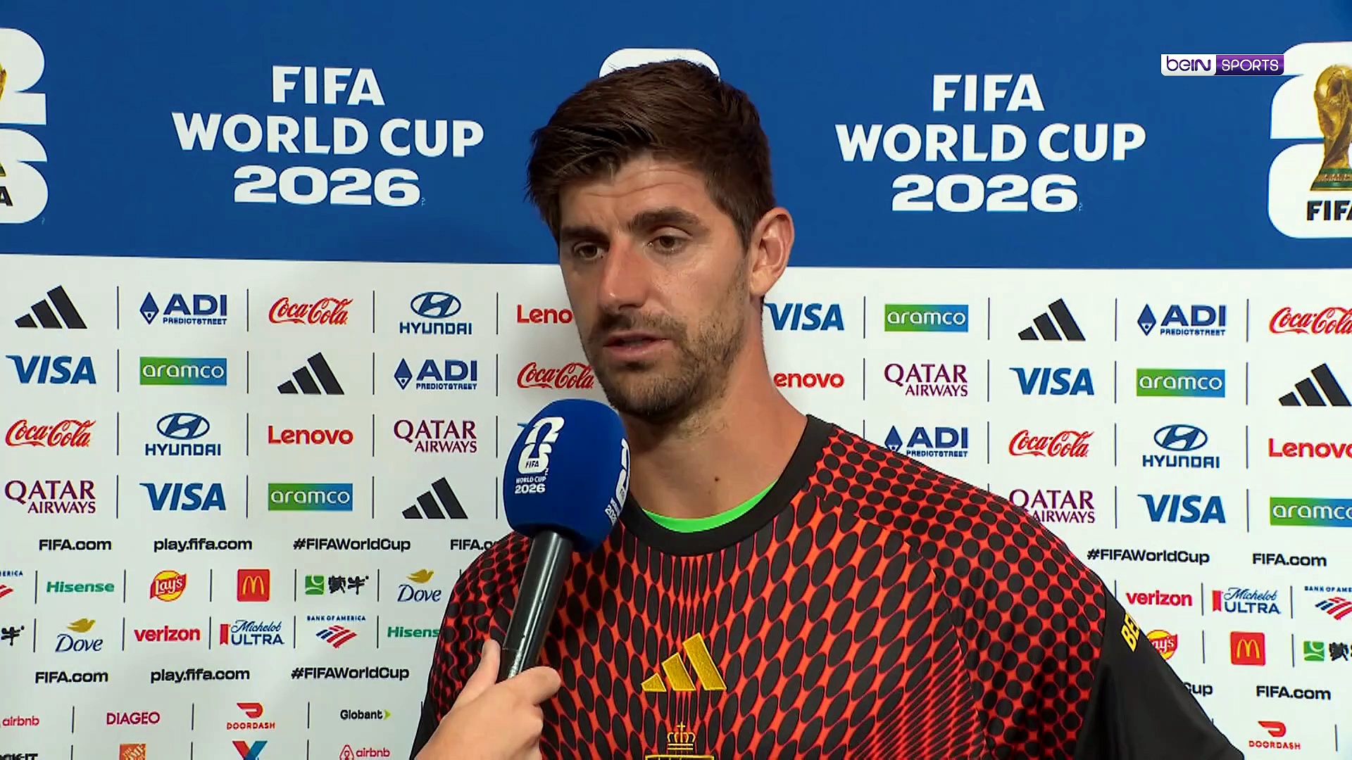 Coupe du Monde 2026 - Courtois : "Le problème, c'est que c'est une équipe qui a défendu à 10 derrière le ballon"