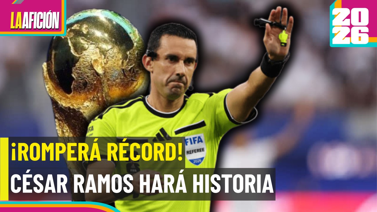César Ramos rompe récord: será el árbitro mexicano con más partidos en Mundiales