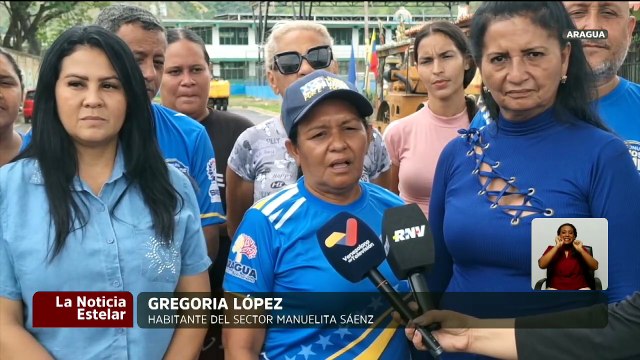 Aragua | Gobierno Bolivariano realiza trabajos de optimización de servicios públicos del sector Manuelita Sáenz