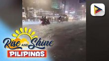 Ilang pangunahing kalsada sa Metro Manila, binaha kagabi bunsod ng thunderstorms | ulat ni Janna Madrid