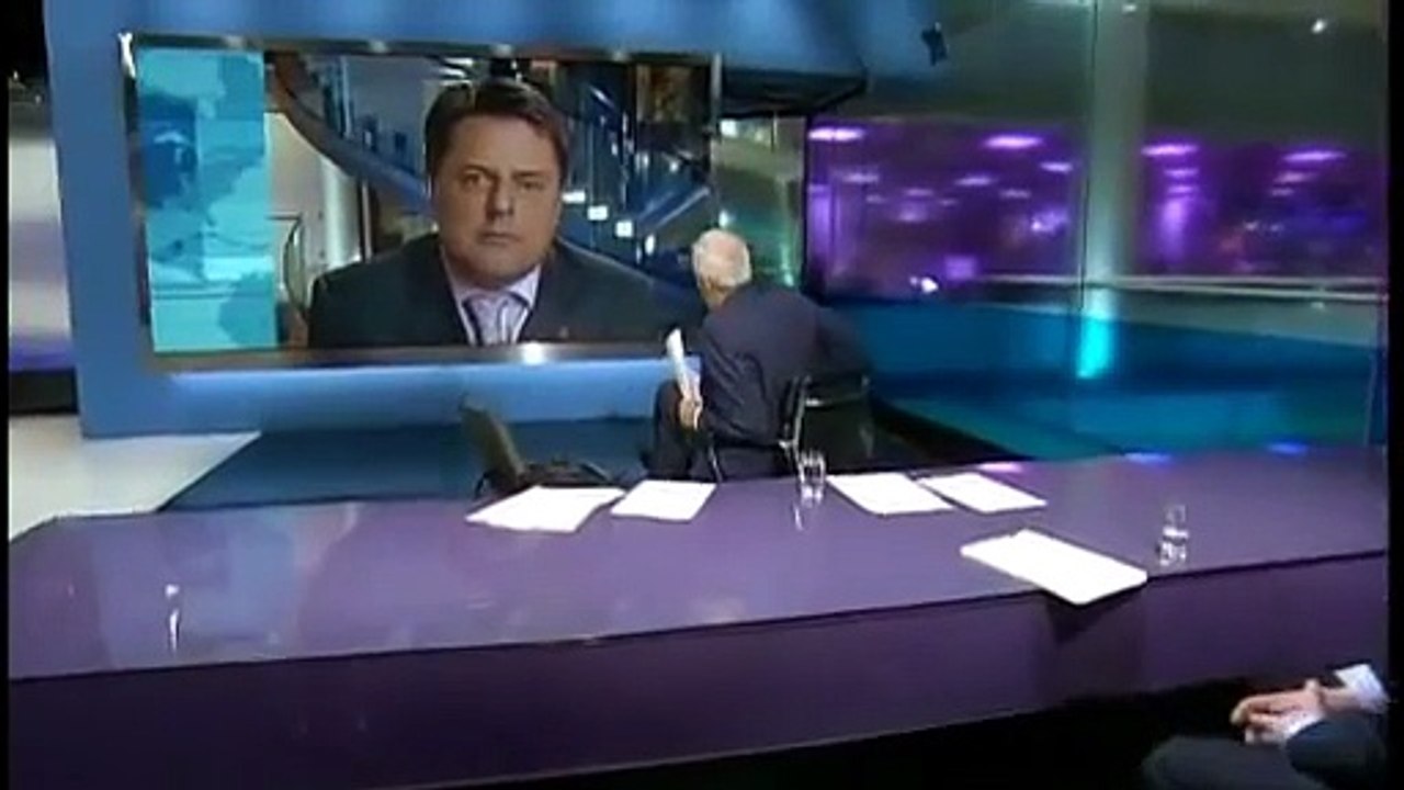 Nick Griffin on Channel4 news 2009