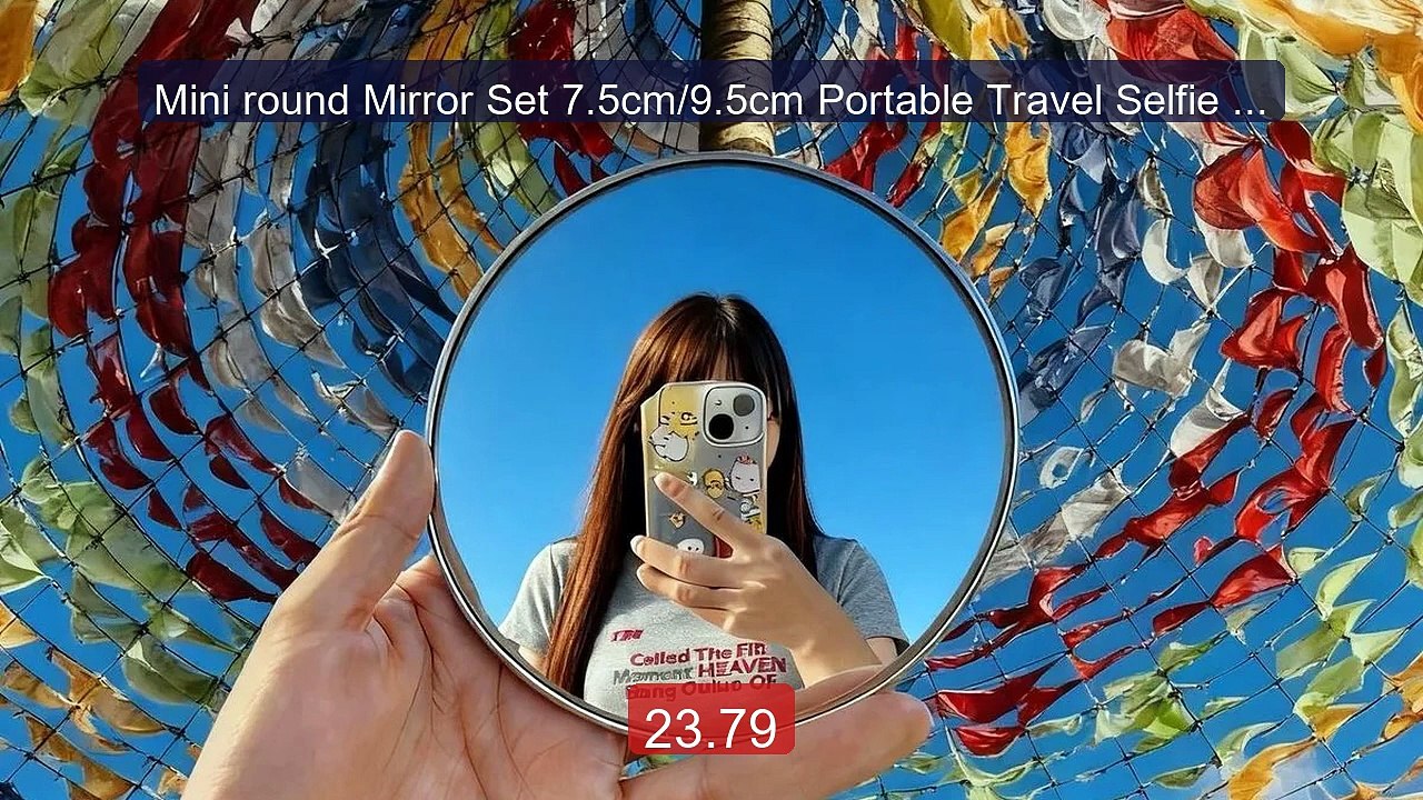 Mini round Mirror Set 7.5cm/9.5cm Portable Travel Selfie Conve... -- Best Buy 2026 | Great Quality!