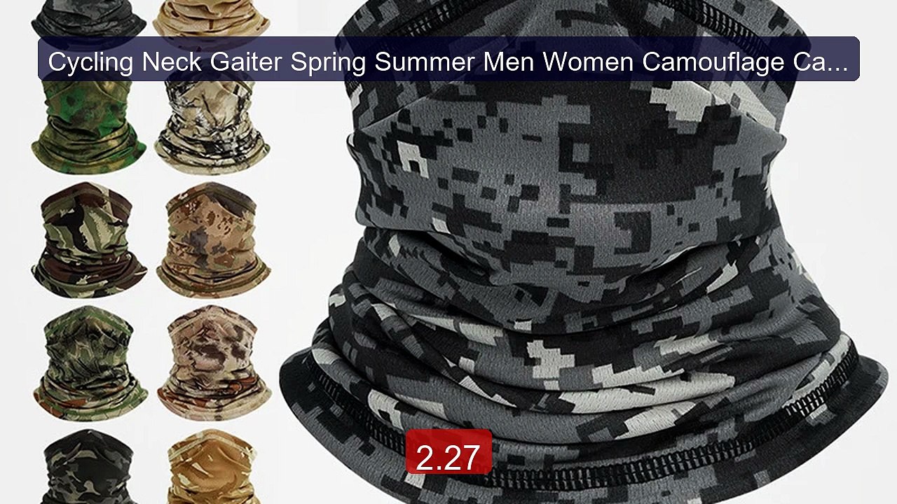 Cycling Neck Gaiter Spring Summer Men Women Camouflage Camp... -- Top Pick 2026 | Unbeatable Price!