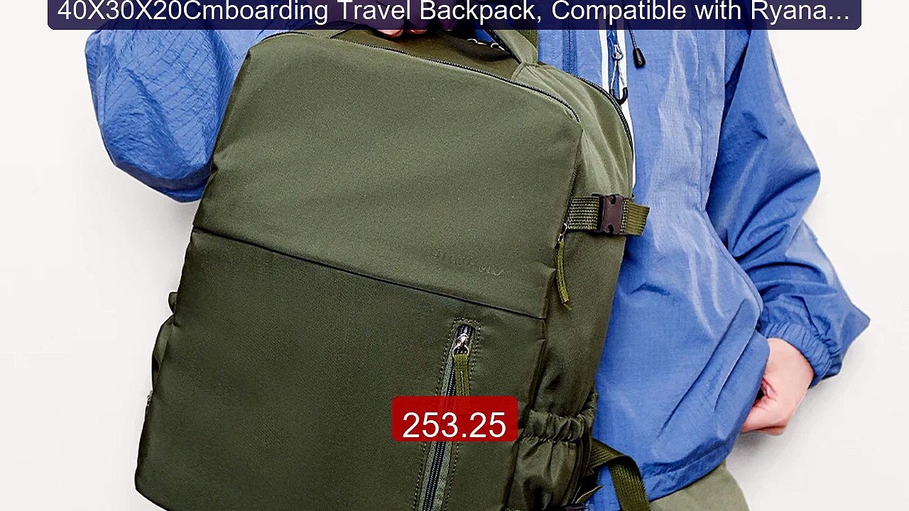 40X30X20Cmboarding Travel Backpack, Compatible with Ryanair... -- Top Pick 2026 | Unbeatable Price!