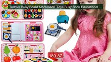 Toddler Busy Board Montessori Toys Busy Book Educational Learn... -- Best Buy 2026 | Great Quality!
