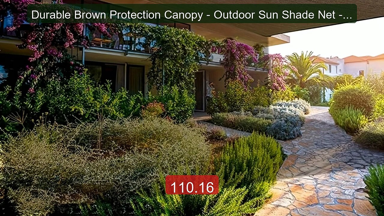 Durable Brown Protection Canopy - Outdoor Sun Shade Net - Mult... -- Hot Deal 2026 | Limited Offer!
