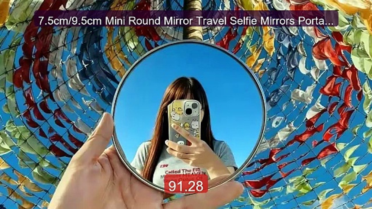 7.5cm/9.5cm Mini Round Mirror Travel Selfie Mirrors Portabl... -- Top Pick 2026 | Unbeatable Price!