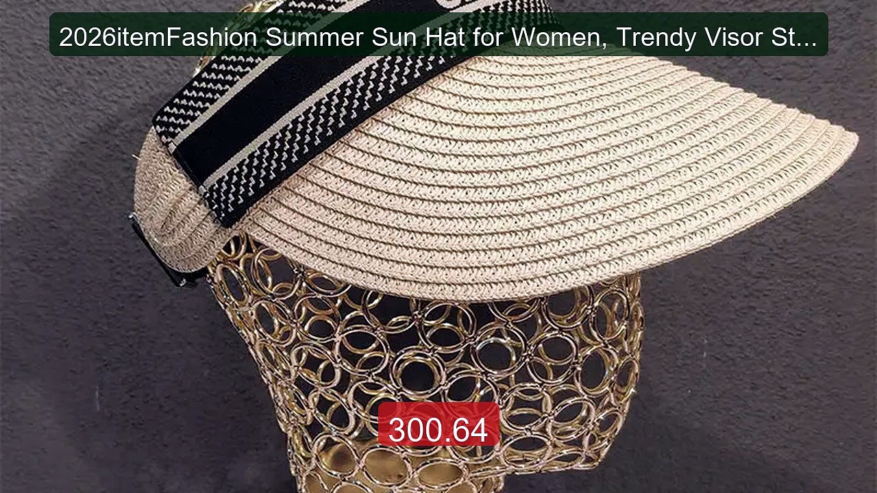 2026itemFashion Summer Sun Hat for Women, Trendy Visor Straw Hat, B... -- Top Rated 2026 | Buy Now!