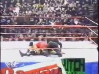 Taker takes out Kane and Austin