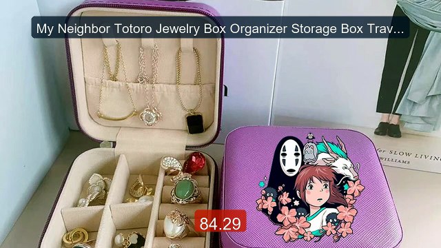 My Neighbor Totoro Jewelry Box Organizer Storage Box Travel P... Amazing Value 2026 | Must Have!