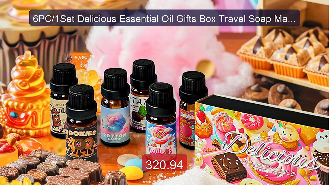 6PC/1Set Delicious Essential Oil Gifts Box Travel Soap Maki... -- Top Pick 2026 | Unbeatable Price!