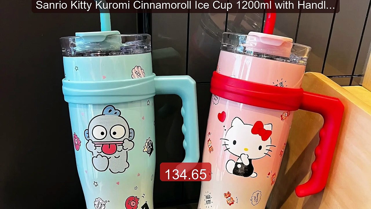 Sanrio Kitty Kuromi Cinnamoroll Ice Cup 1200ml with Handle Double W... -- Top Rated 2026 | Buy Now!