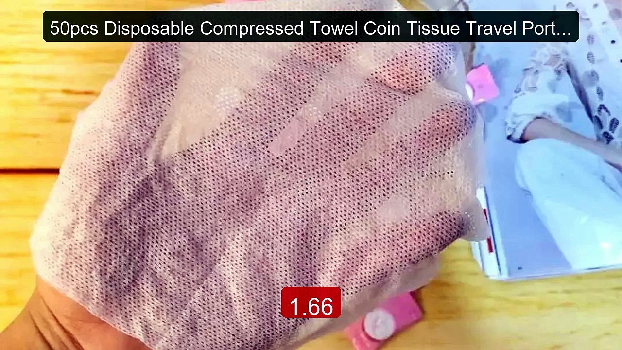 50pcs Disposable Compressed Towel Coin Tissue Travel Portable Mini... -- Best Deal 2026 | Shop Now!