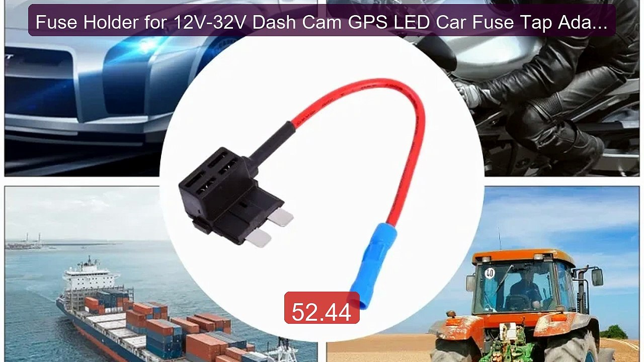 Fuse Holder for 12V-32V Dash Cam GPS LED Car Fuse Tap Adapter ATC/A... -- Top Rated 2026 | Buy Now!