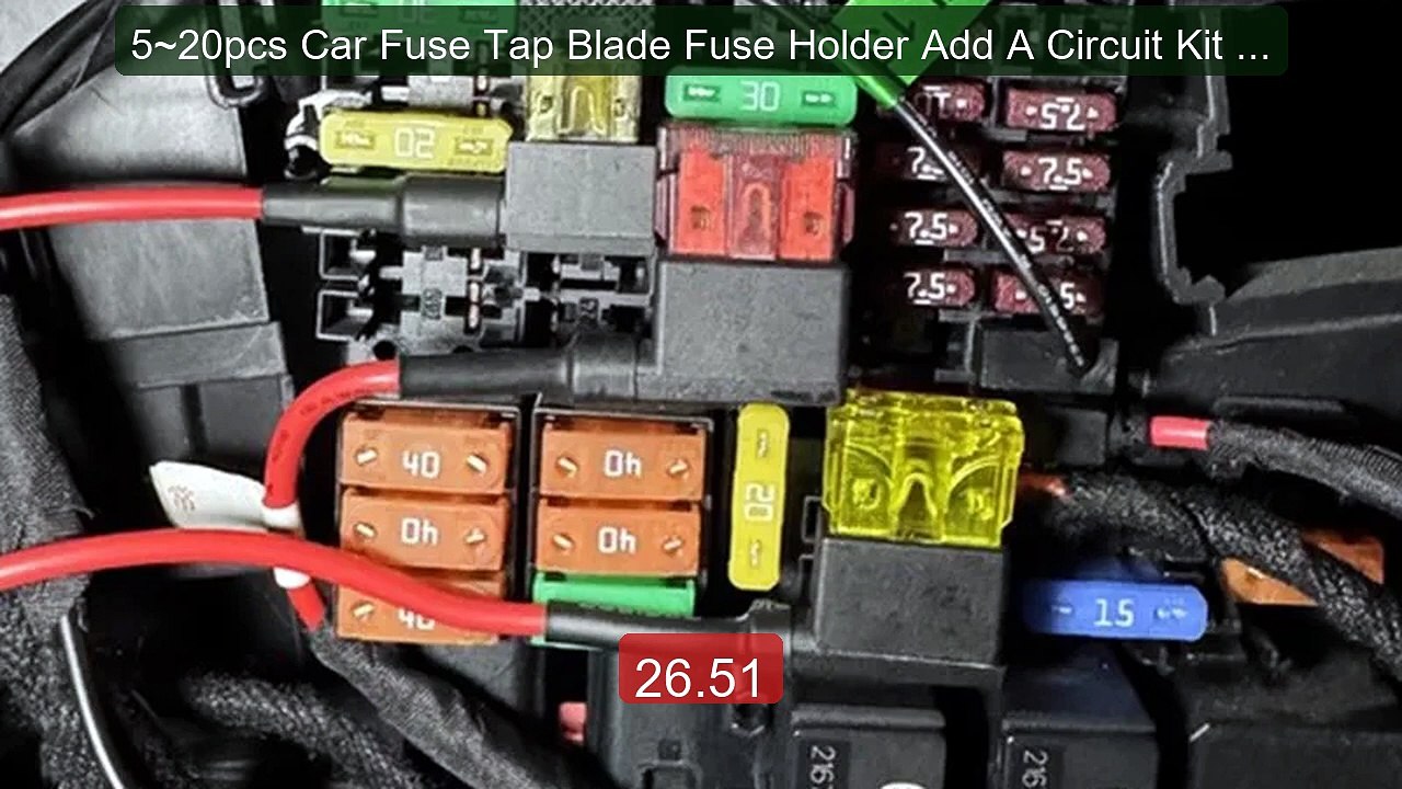 5~20pcs Car Fuse Tap Blade Fuse Holder Add A Circuit Kit Piggy... -- Hot Deal 2026 | Limited Offer!