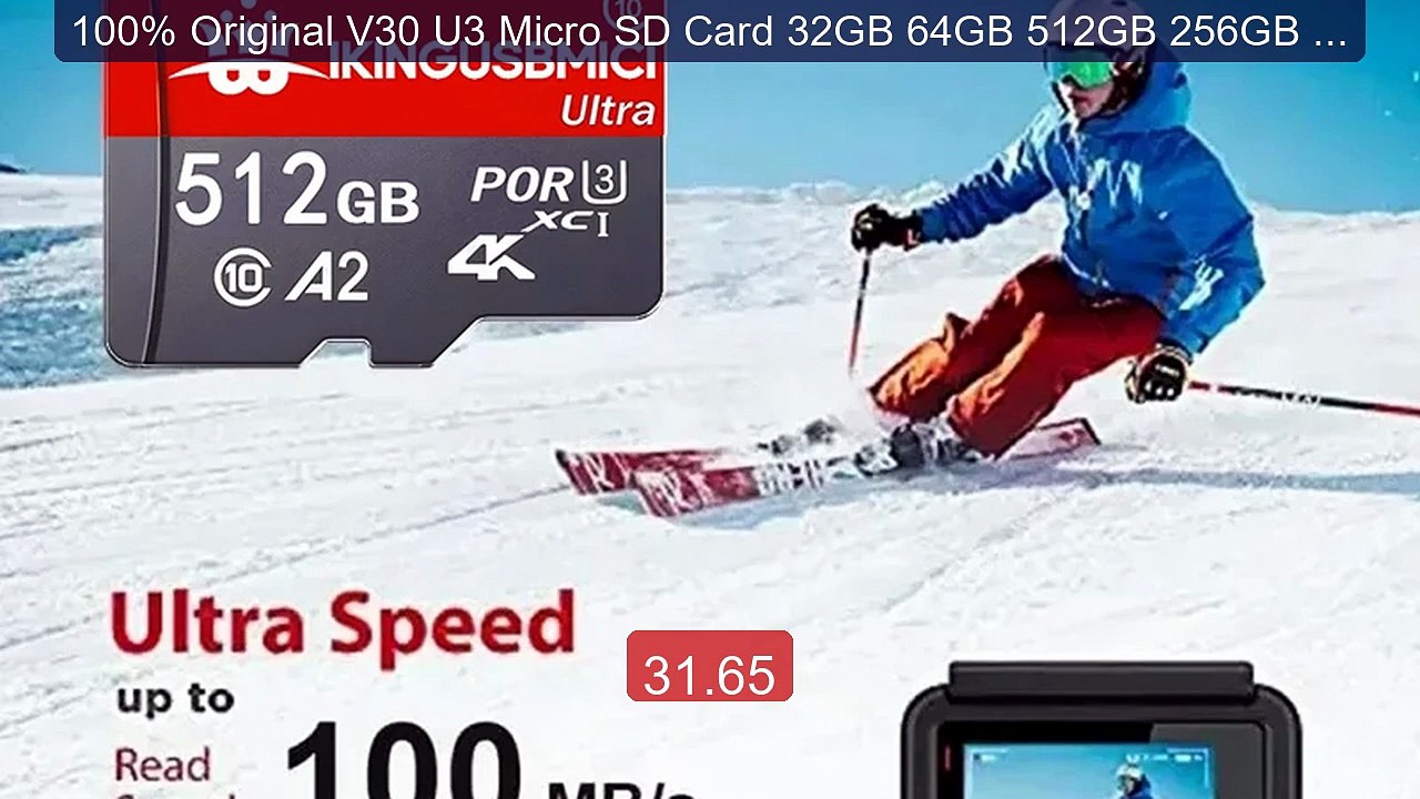 100% Original V30 U3 Micro SD Card 32GB 64GB 512GB 256GB 4K Hi... -- Best Buy 2026 | Great Quality!