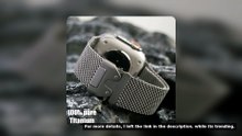 Titanium Band for Apple Watch Ultra 3/2 49mm IWatch Series 11 10 9 8 7 6 Natural Titanium Milanese L