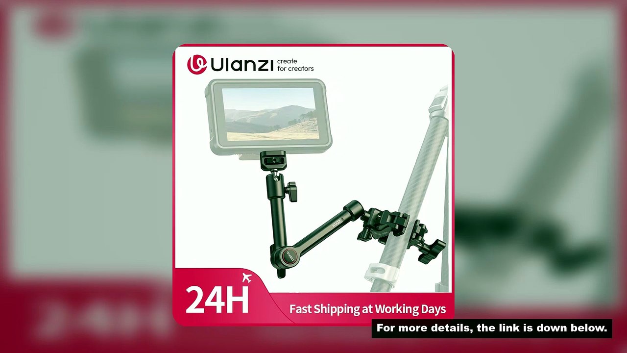 Ulanzi HD02 Magic Arm Kit 10-inch with Super Clamp for Tripod Camera Fill Light Magic Arm