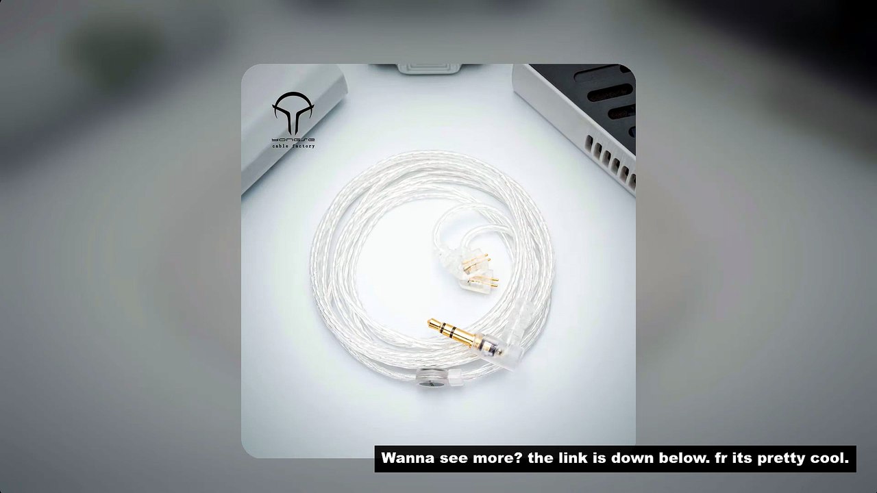 YONGSE Sylvyr Silver-Plated Single Crystal Copper Earsphones Cable