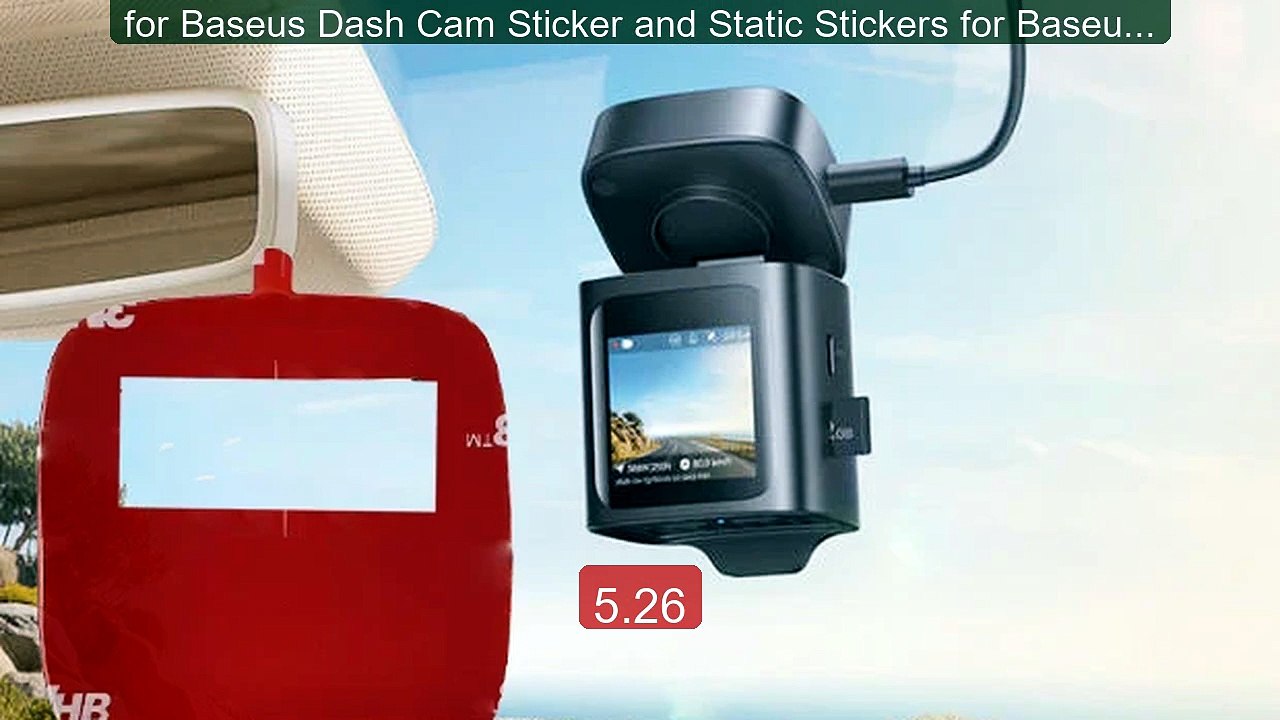 for Baseus Dash Cam Sticker and Static Stickers for Baseus Rear Ca... -- Best Deal 2026 | Shop Now!
