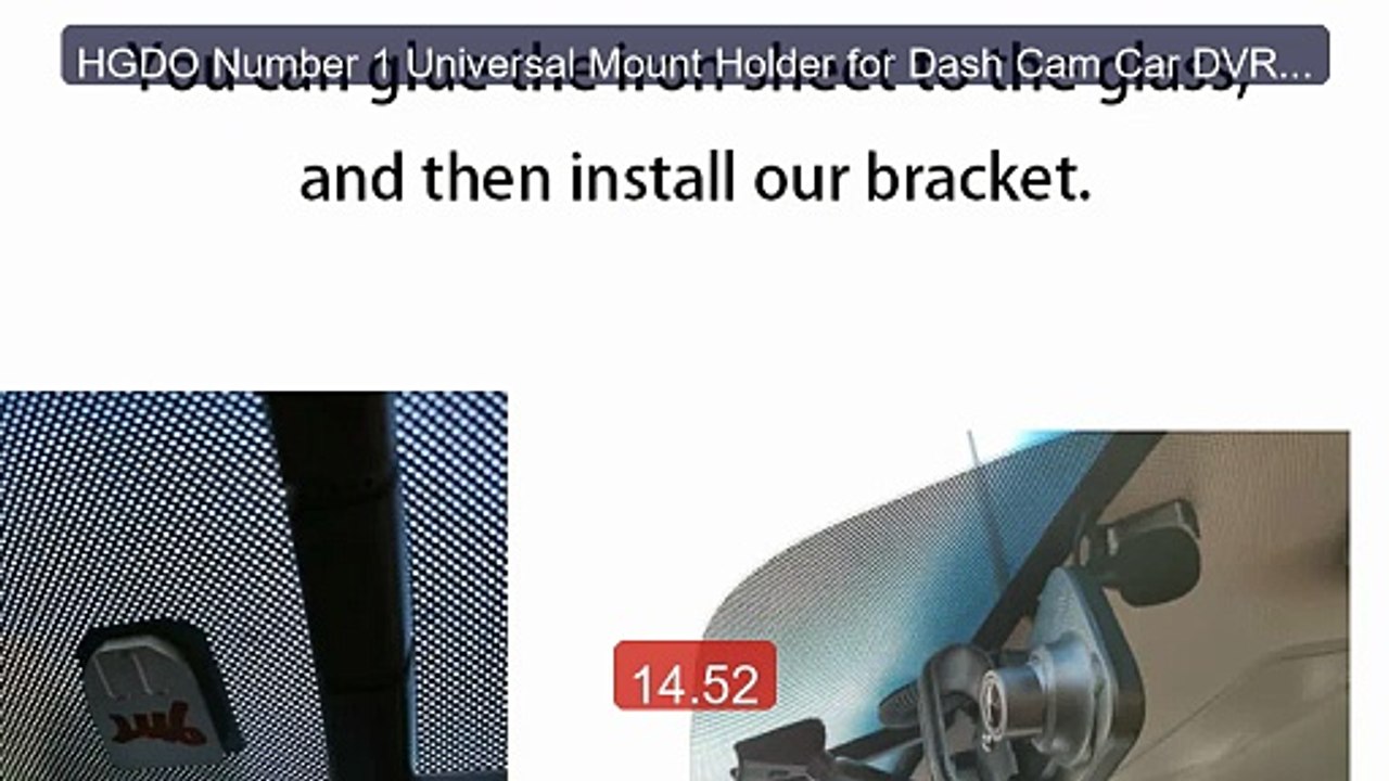HGDO Number 1 Universal Mount Holder for Dash Cam Car DVR Rear Vie... -- Best Deal 2026 | Shop Now!