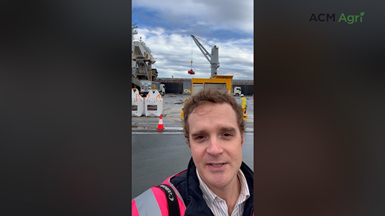 47,000 tonnes of urea fertiliser arrives in the Port of Brisbane
