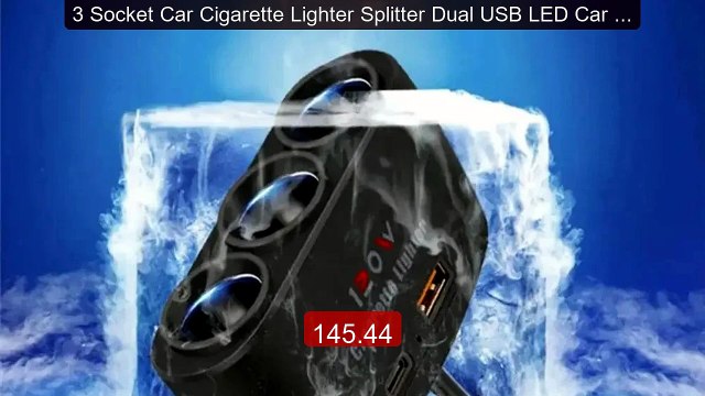 3 Socket Car Cigarette Lighter Splitter Dual USB LED Car Fast Char... Best Deal 2026 | Shop Now!