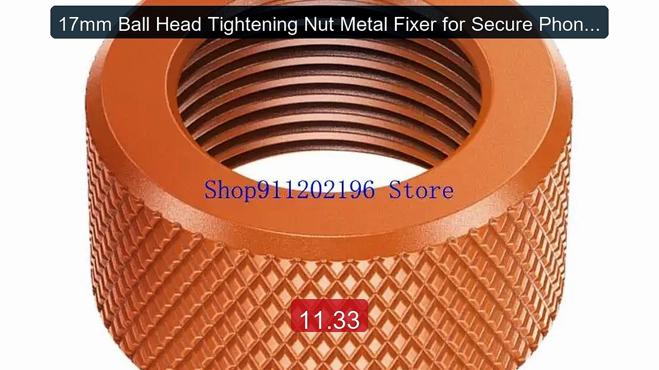17mm Ball Head Tightening Nut Metal Fixer for Secure Phone Hol... -- Best Buy 2026 | Great Quality!