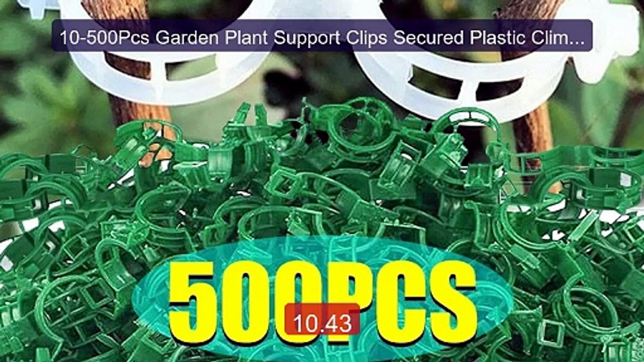 10-500Pcs Garden Plant Support Clips Secured Plastic Climbi... -- Top Pick 2026 | Unbeatable Price!