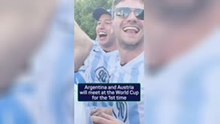Argentina fans party in Dallas ahead of Austria clash