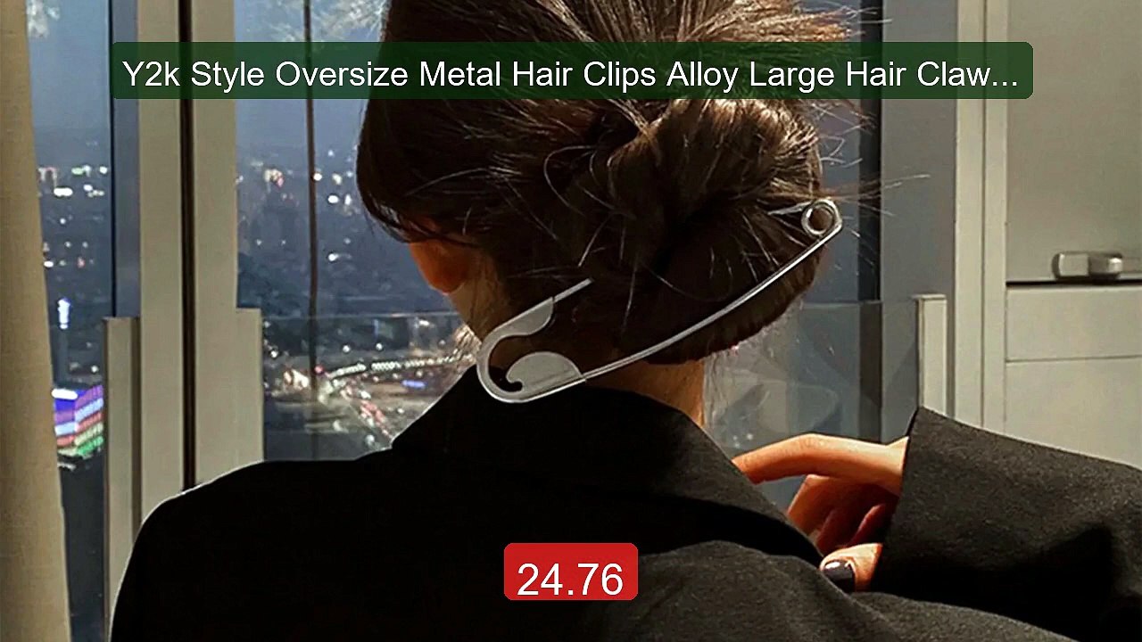 Y2k Style Oversize Metal Hair Clips Alloy Large Hair Claw Clip... -- Best Buy 2026 | Great Quality!
