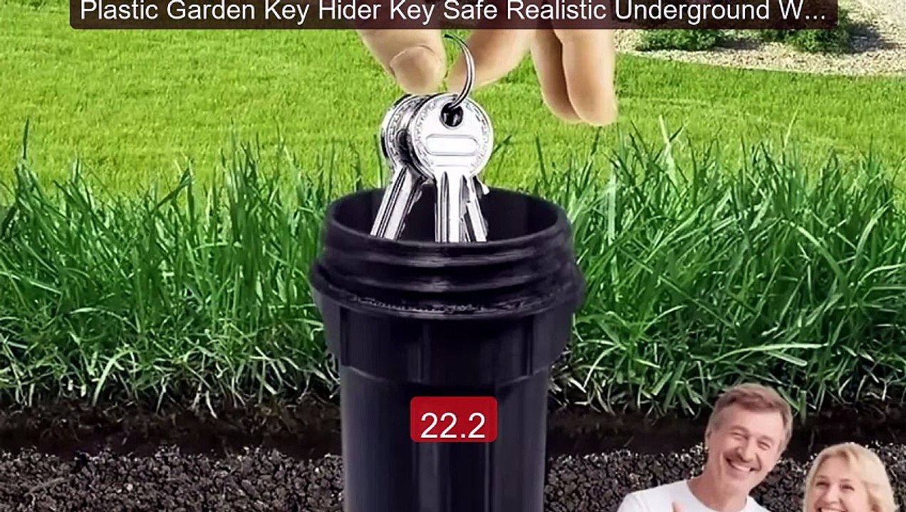 Plastic Garden Key Hider Key Safe Realistic Underground Watering Ca... -- Top Rated 2026 | Buy Now!