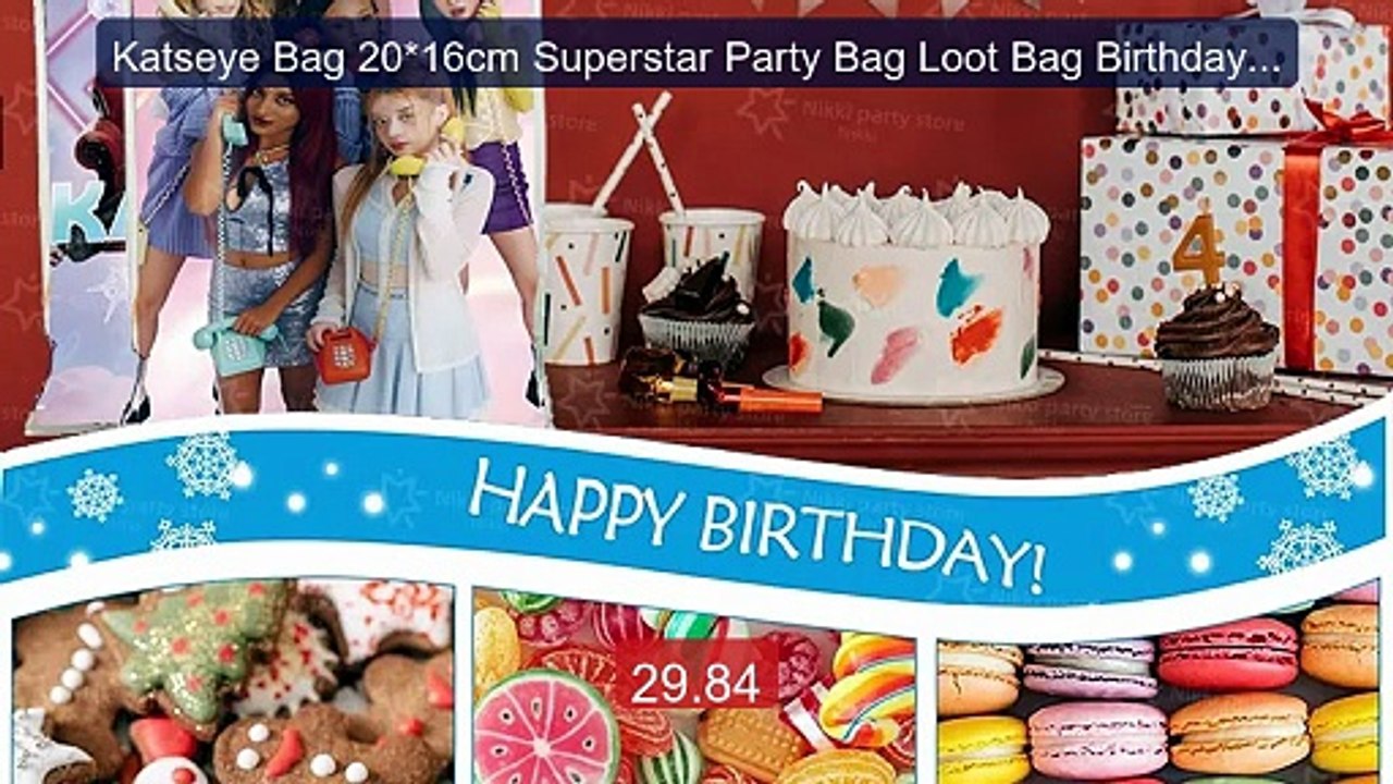 Katseye Bag 20*16cm Superstar Party Bag Loot Bag Birthday Deco... -- Best Buy 2026 | Great Quality!