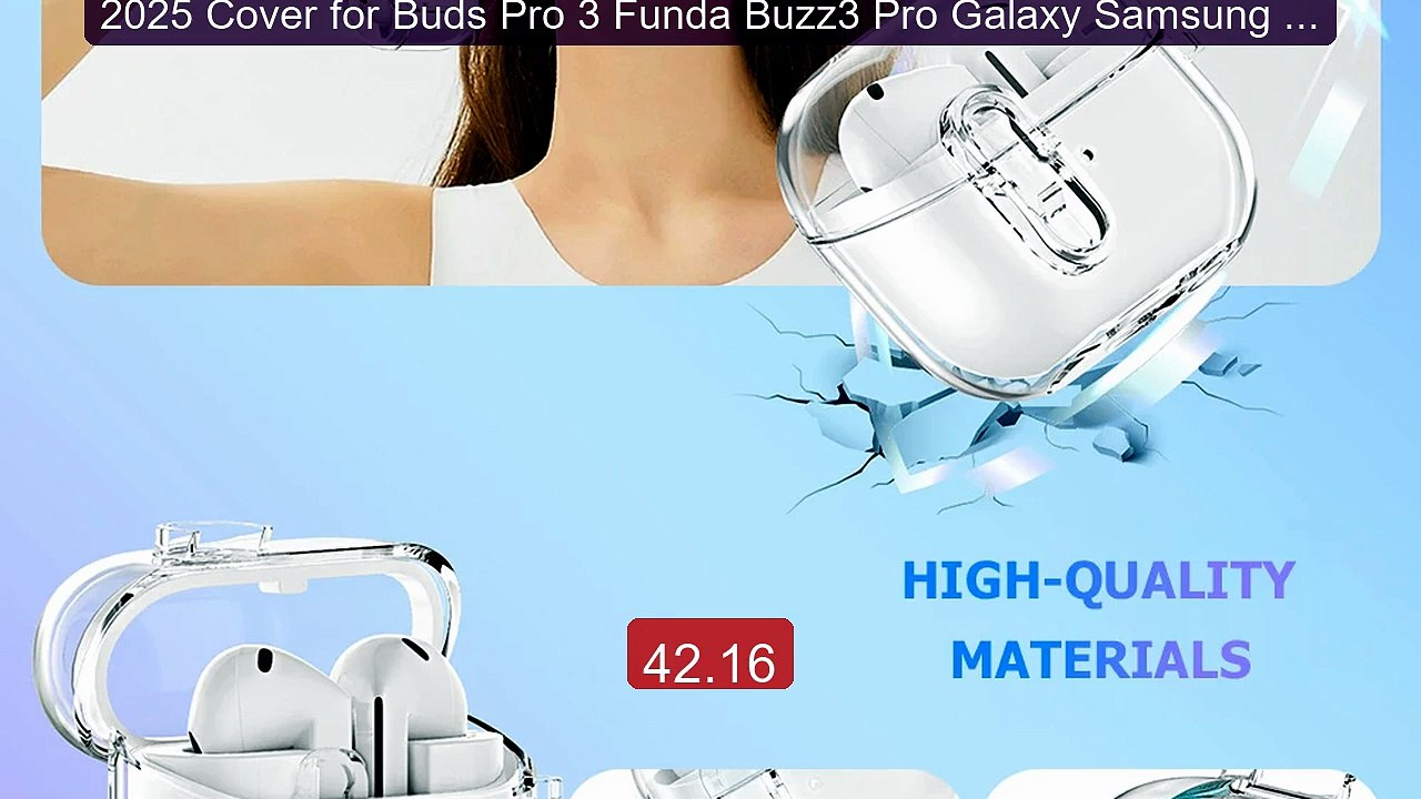 2025 Cover for Buds Pro 3 Funda Buzz3 Pro Galaxy Samsung 3D Tr... -- Best Buy 2026 | Great Quality!