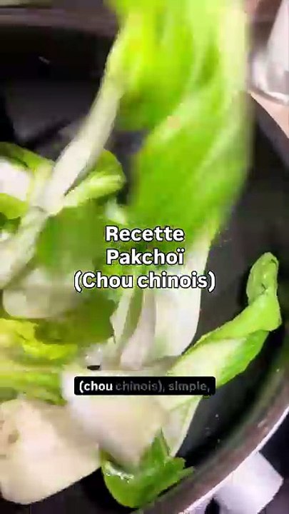 🥬 Pakchoï : Recette La recette simple et rapide du chou chinois. 1. Bien nettoyer et secher le.mp4