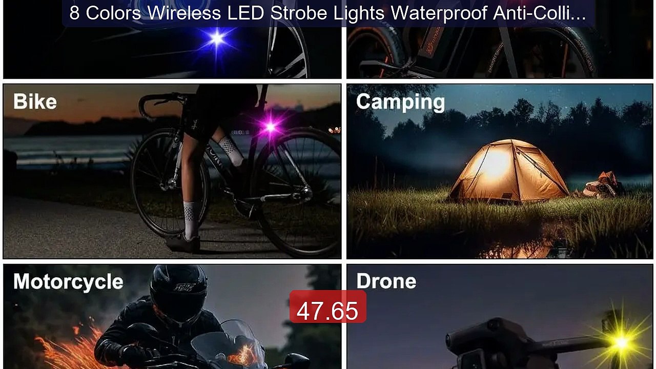 8 Colors Wireless LED Strobe Lights Waterproof Anti-Collision Flash... -- Top Rated 2026 | Buy Now!
