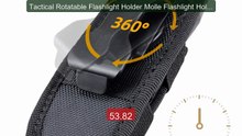 Tactical Rotatable Flashlight Holder Molle Flashlight Holster ... -- Hot Deal 2026 | Limited Offer!