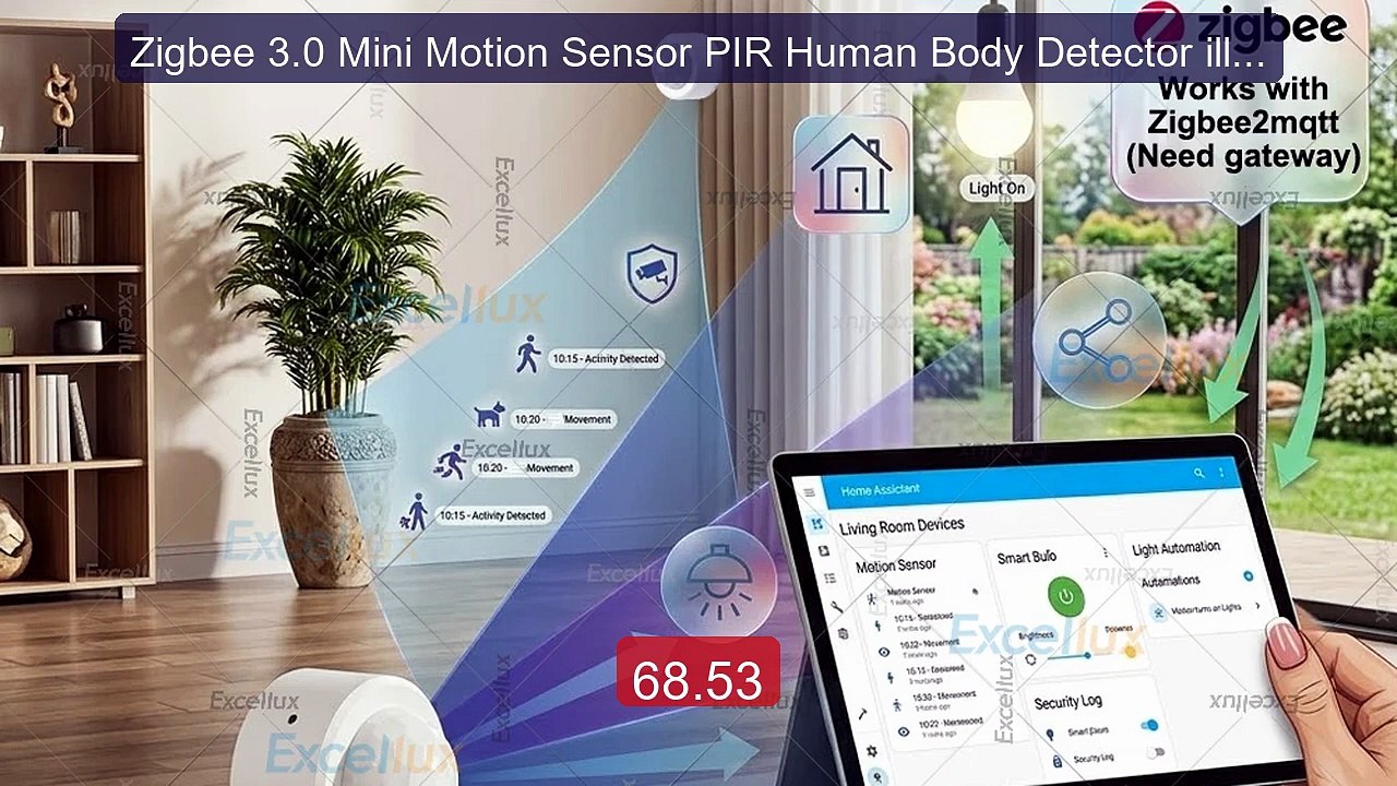 Zigbee 3.0 Mini Motion Sensor PIR Human Body Detector illuminance ... -- Best Deal 2026 | Shop Now!