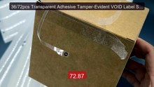36/72pcs Transparent Adhesive Tamper-Evident VOID Label Sealing Tap... -- Top Rated 2026 | Buy Now!
