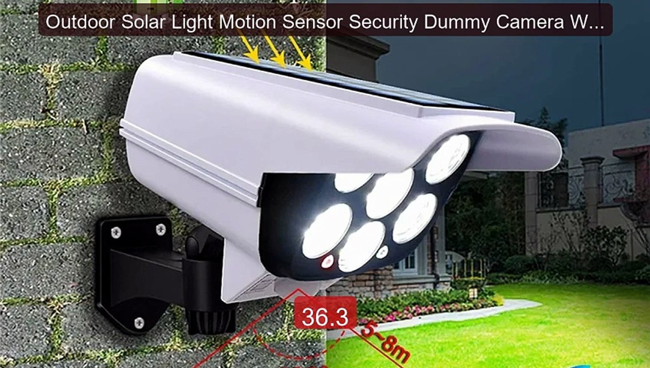 Outdoor Solar Light Motion Sensor Security Dummy Camera Wireless Fl... -- Top Rated 2026 | Buy Now!