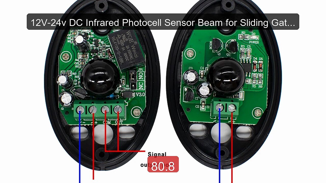 12V-24v DC Infrared Photocell Sensor Beam for Sliding Gate Opener S... -- Top Rated 2026 | Buy Now!