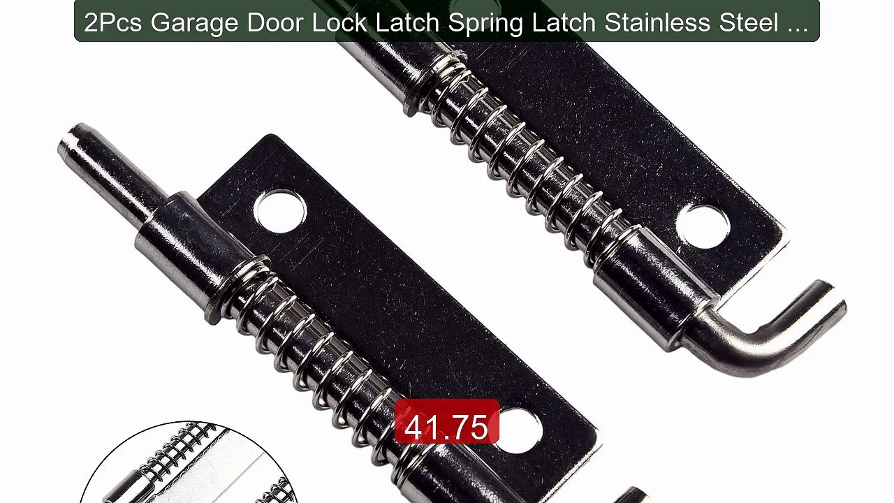 2Pcs Garage Door Lock Latch Spring Latch Stainless Steel Sp... -- Top Pick 2026 | Unbeatable Price!