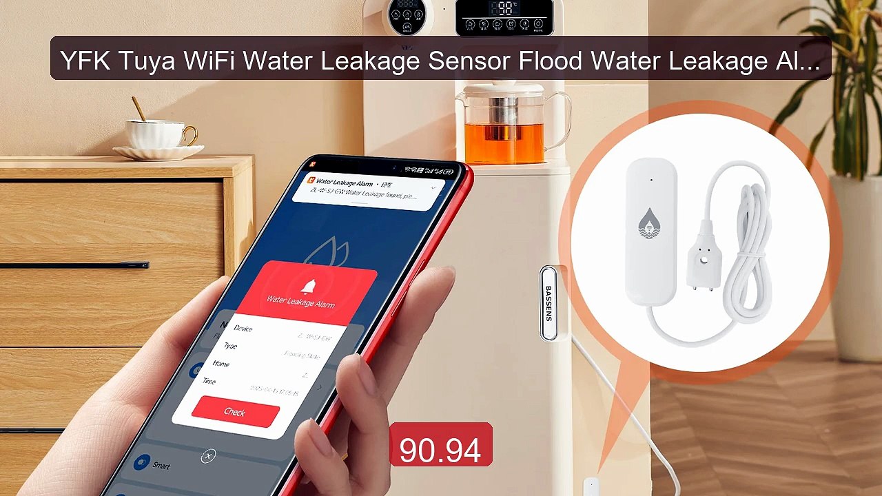 YFK Tuya WiFi Water Leakage Sensor Flood Water Leakage Alarm S... -- Hot Deal 2026 | Limited Offer!