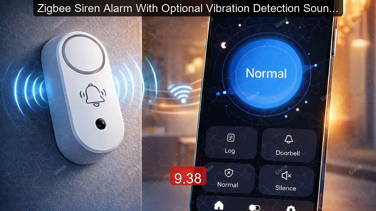 Zigbee Siren Alarm With Optional Vibration Detection Sound Strobe L... -- Top Rated 2026 | Buy Now!