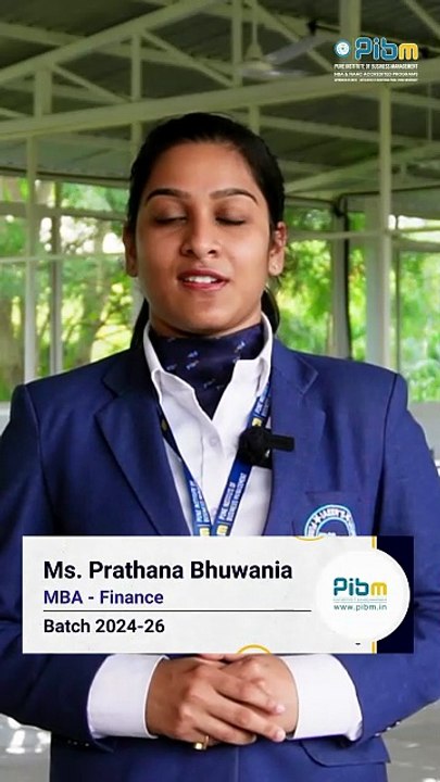 PIBM to PwC | MBA & PGDM Placements | Prathana Bhuwania | Batch 2024–26